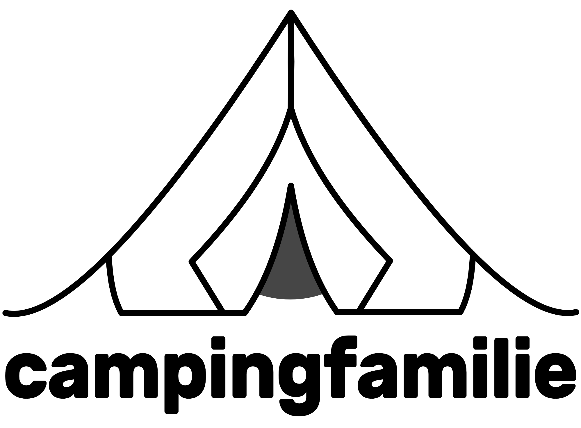 Logo Campingfamilie.de Campingliebe zum Anziehen. Entdecke Mode, die deine Leidenschaft für den Campingplatz widerspiegelt.